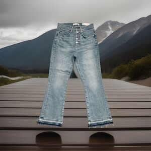 LOFT Light Blue Ankle Cropped Jeans